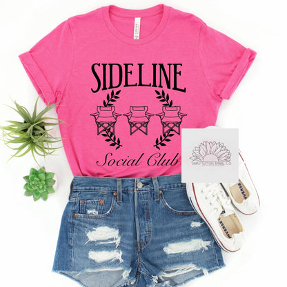 Sideline Social Club- Adult Crewneck Unisex T-Shirt