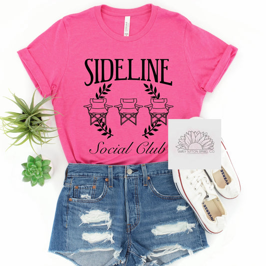 Sideline Social Club- Adult Crewneck Unisex T-Shirt