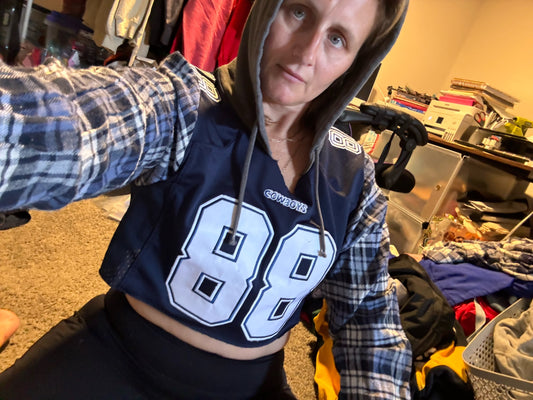 Dallas Cowboys Cropped Hoodie