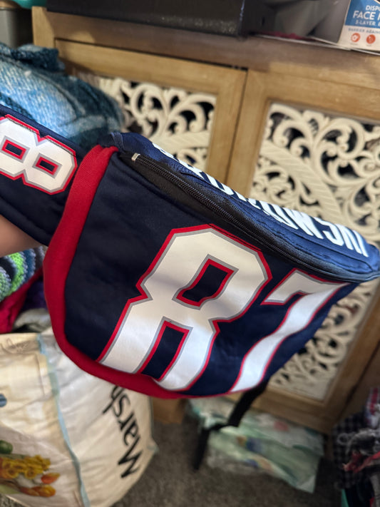 Upcycled NFL Jersey Belt Bag | Handmade Fanny Pack Crossbody | Sustainable Football Fan Gift | Stadium Game Day Bag