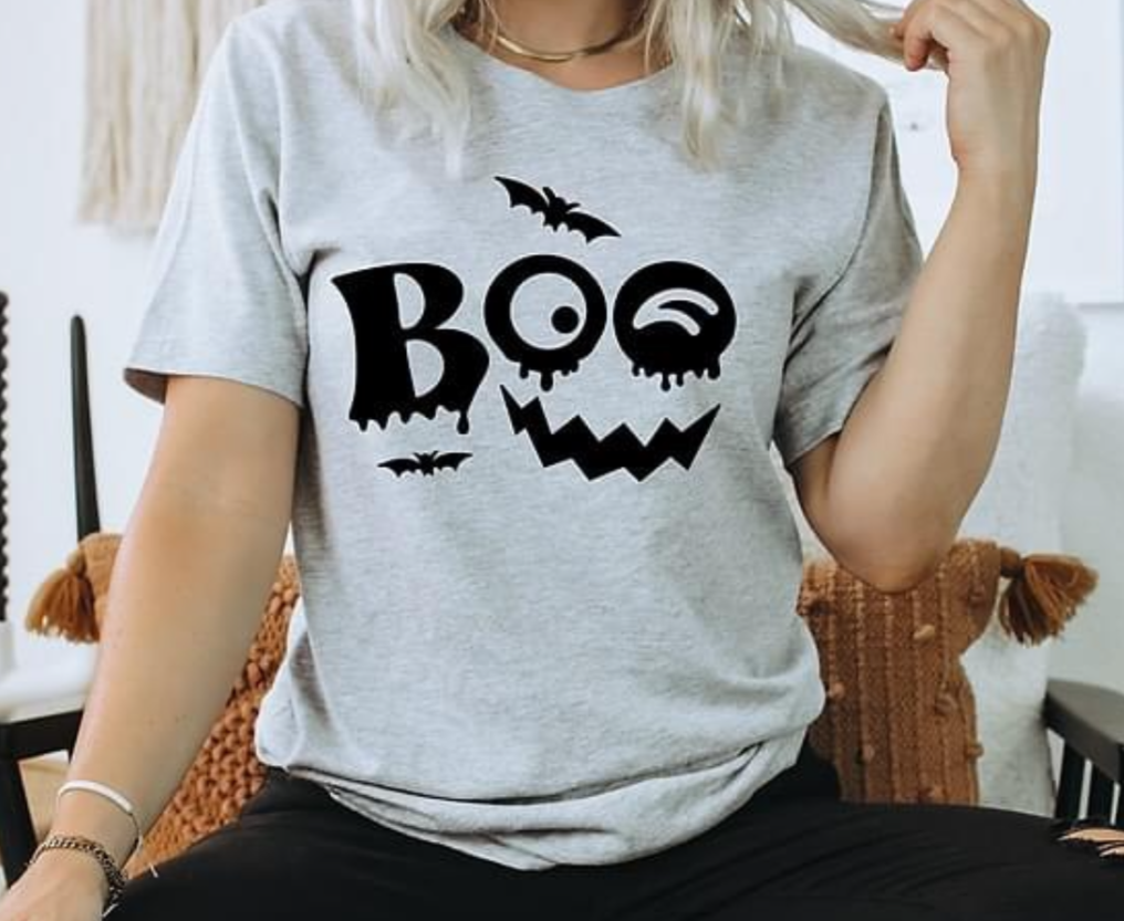 Boo - Adult Unisex Crewneck T-shirt