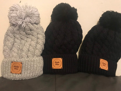 Hockey Mom Beanie with Pom | Goalie Mom beanie