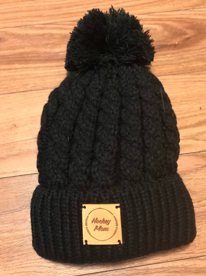 Hockey Mom Beanie with Pom | Goalie Mom beanie