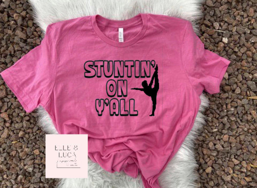 Stuntin on Y’all - Unisex Crewneck Youth T-shirt