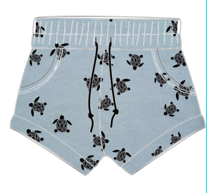 Aruba Sea Turtle Pixie Shorts